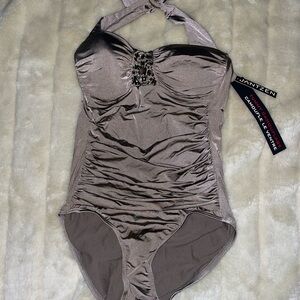 Jantzen Shimmering Silver Swimsuit